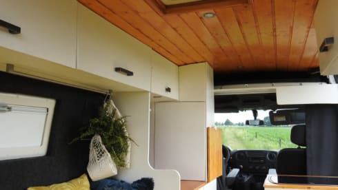 Atmospheric bus camper