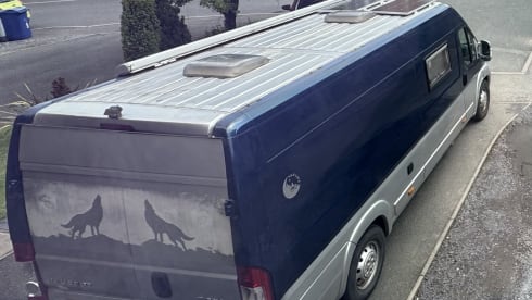 Large camper very spacious boot new looking interior fixed comfy bed.  – 3 berth Peugeot bus from 2007