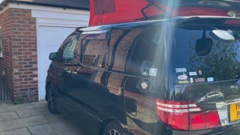 4 berth Toyota campervan from 2008