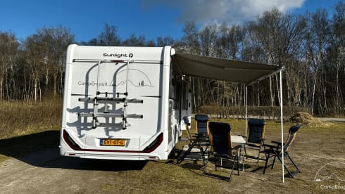 CampEropuit - automaat tot 5 p – 4/5p automatic Sunlight from 2024