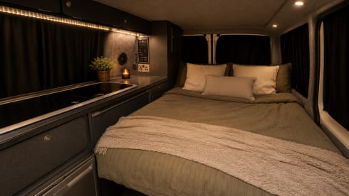 Wolfie – Volkswagen-Campingbus mit 4 Schlafplätzen ab 2026