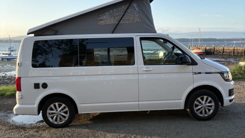 Caledonia  – VW custom campervan hire from Edinburgh Airport - Highlands Scotland 