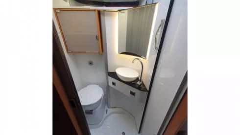 Stijn – Luxury Pössle Bus Camper from 2021 - Including 2 electric bicycles & air conditioning 