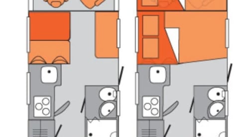 5 pers. camper, off grid, lots of space