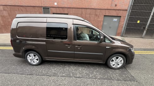 2 berth Volkswagen toffee brown camper