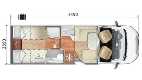 Rent our luxury camper for lots of travel fun.