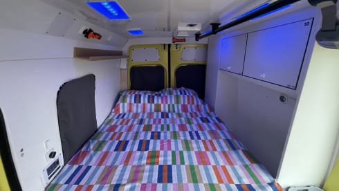 Camperlance – Cozy two-person self-built camper (old ambulance)