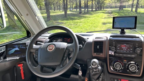 Spacious and move-in ready integrated motorhome for the whole family