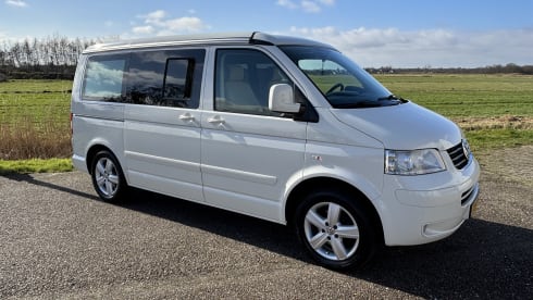 4-person Volkswagen California bus camper T5