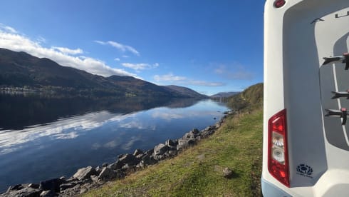 Harris – Gemütliches und modernes Wohnmobil mit 4 Schlafplätzen, das in St. Andrews, Schottland lebt