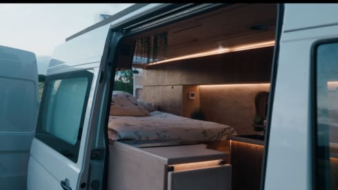 2-seater Volkswagen bus from 2018