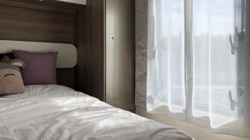 Enjoy comfort and freedom with this new semi-integrated camper