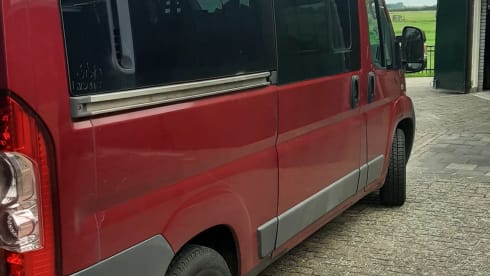 Compact self-built camper van for 2 to 3 persons, Fiat Ducao