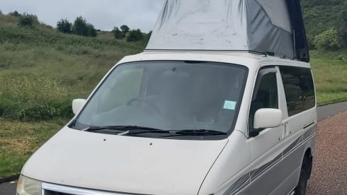 4 berth Mazda campervan - perfect size for Scottish roads 