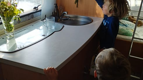 Luxury family camper ready for wonderful trips