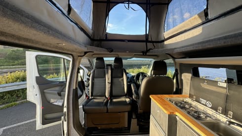Poppy the pop top – 2 berth + 2 Kids Ford camper van 2018