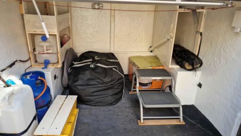 Large camper very spacious boot new looking interior fixed comfy bed.  – 3 berth Peugeot bus from 2007