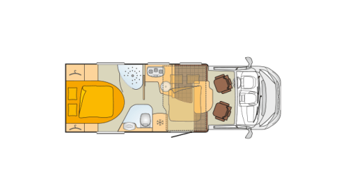 Bürstner Ixeo Time – 4p Bürstner semi-integrated from 2015