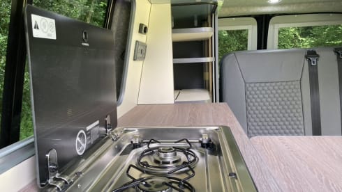 Ruthern –  VW T6  beautifully converted by Ecowagon.  Pitch available