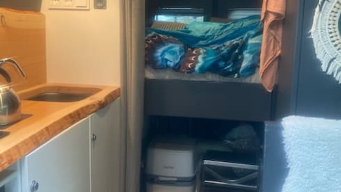 atmospheric spacious 2 person mercedes camper bus