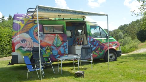 Out and about in a comfortable work of art!