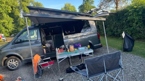 4 berth Volkswagen campervan from 2019