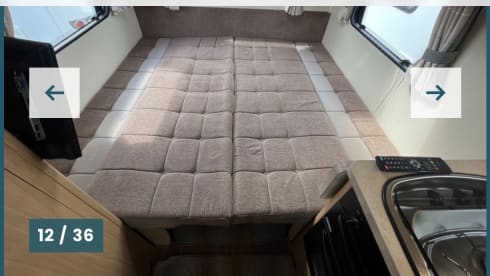 2 berth Peugeot integrated from 2013