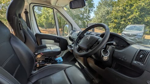 Joe – Joe. 2 Berth Truly Off Grid Adventure Van. Storage and Comforts Galore. 