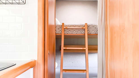 Perfect family camper with bunk bed