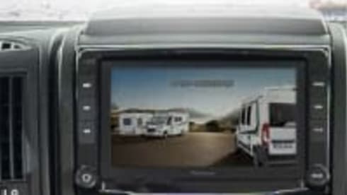 Luxurious young camper with many extras