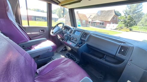 Family camper with bunk beds