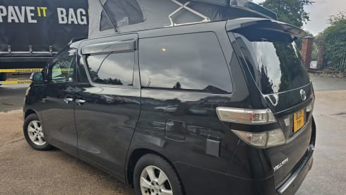 Ebony – 4 berth Toyota campervan from 2009