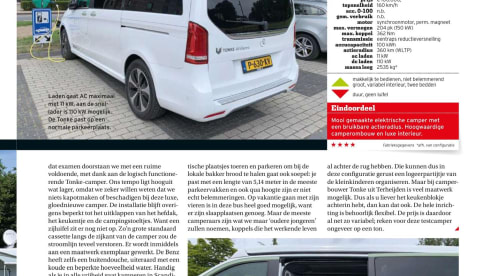 Elektrische Mercedes EQV Tonke, Kampeerauto van het jaar 2023! – Model Adventurer 3 from 2023 (also for sale)