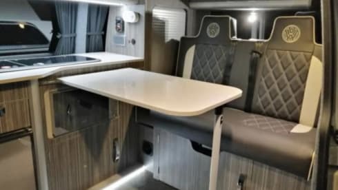 4 berth Volkswagen T5.1 campervan 2014