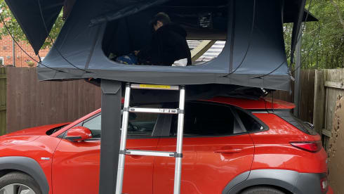 🍊The Electric Orange – 🚗 Kona EV & Tentbox. 200+ free miles