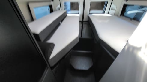 Adria Twin Sport 640 SLB wit – Chic camper van automatic with single beds, navigation system, etc.