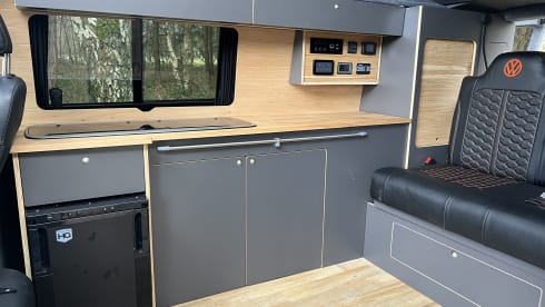 4 berth Volkswagen campervan from 2016