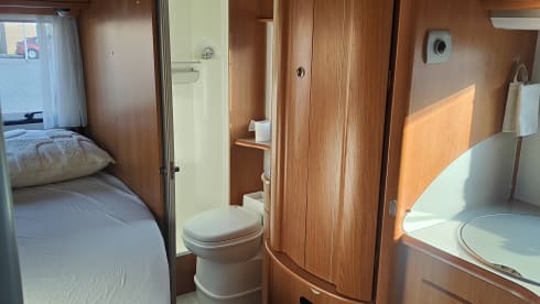 Pino – B Driving license Hymer Automatic 6p - On holiday with Pino 