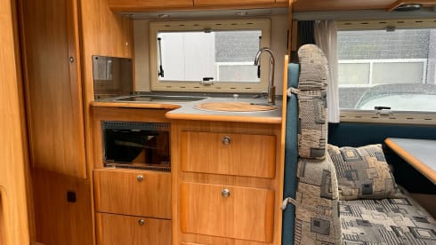 Fiat adriatik 650SL Coral met vast bed 4 persoons