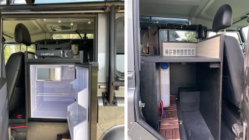 Louver – 2/3p Landrover Defender 110. Complete installation for your comfortable adventure