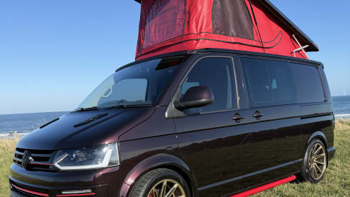 4 berth Volkswagen campervan from 2014
