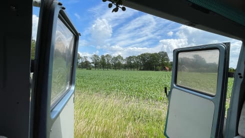 Blauwe Kiwi (VW LT28) – Rent a Volkswagen LT classic retro camper for unprecedented adventures!