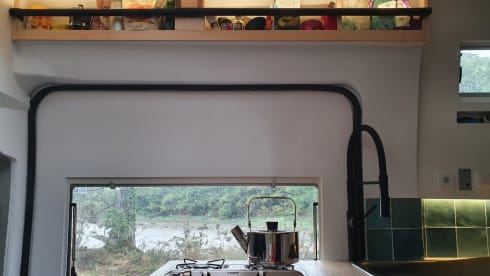 Boxer XL for tall people, surf camper with large garage
