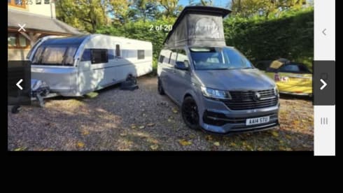 4 berth Volkswagen campervan from 2020