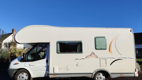 Onze Mobi – Cozy family mobi (4p) with 'everything on and off'!