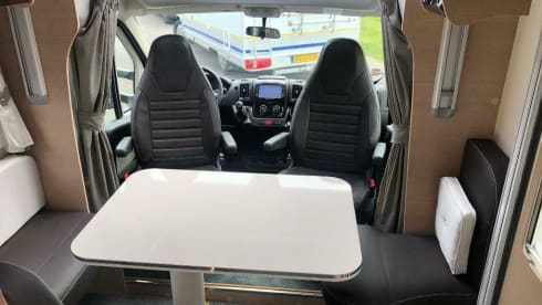 Luxury motorhome with length beds