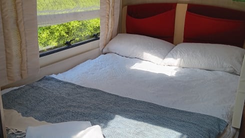 Bertie  – 4 berth Bürstner semi-integrated from 2012