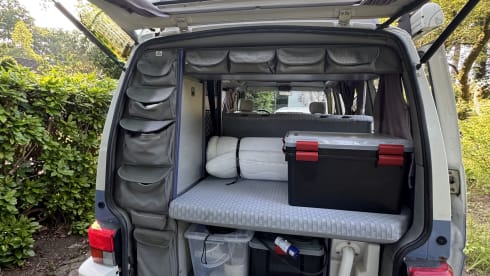 De blauwe reiziger – 4p Volkswagen campervan from 1993
