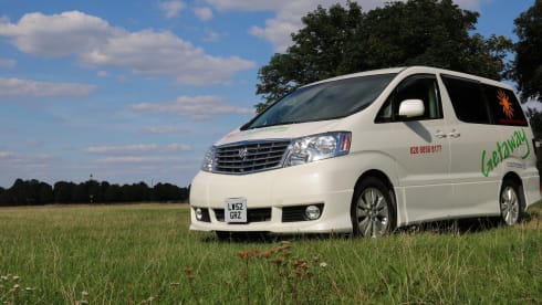 Alphard White – 2 posti letto Regno Unito ed uso europeo