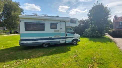 Globetrottertje  – 4p Fiat globetrotter alcove from 1992